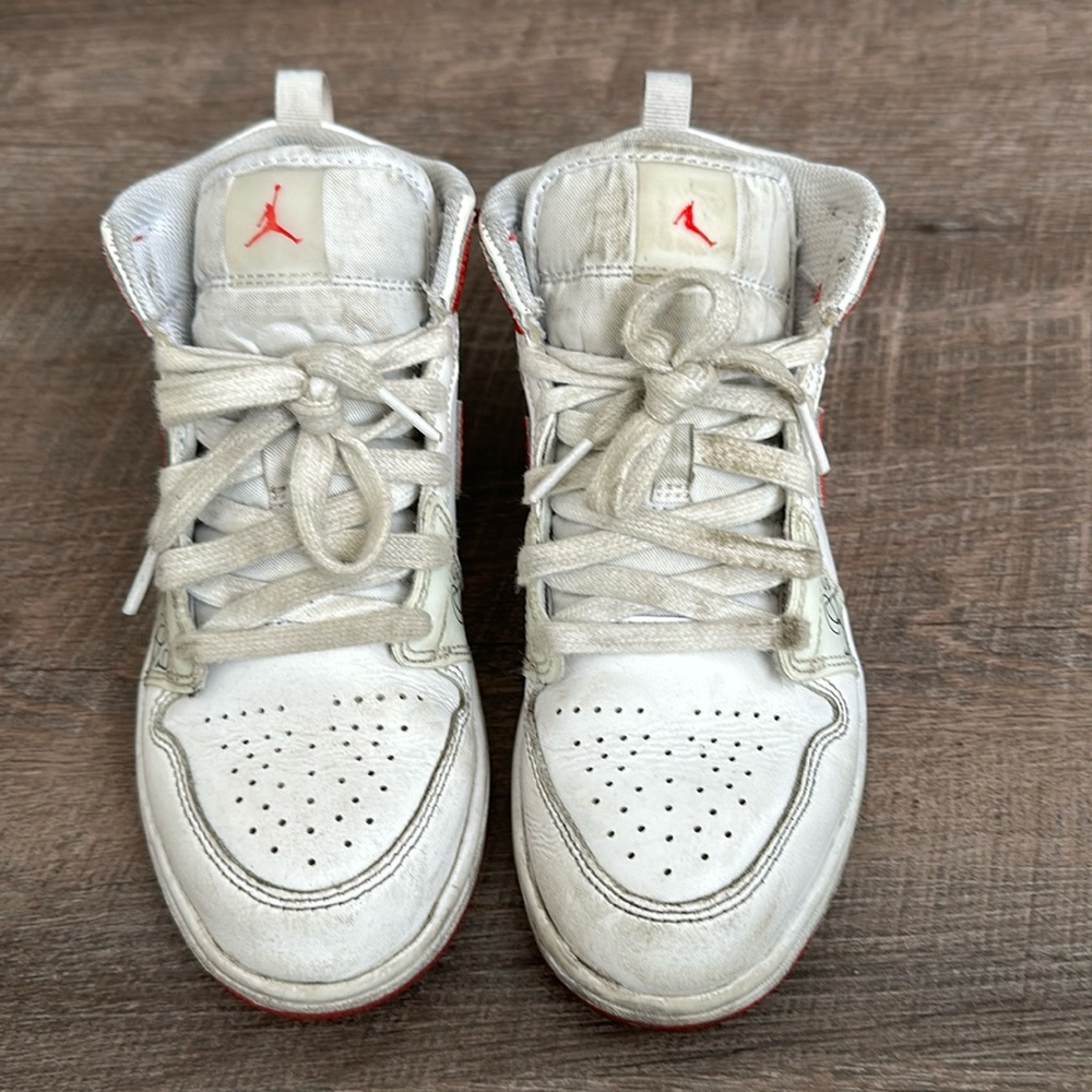 Kid's Air Jordan 1 Mid SS "Rookie Season" Pre School, size 2